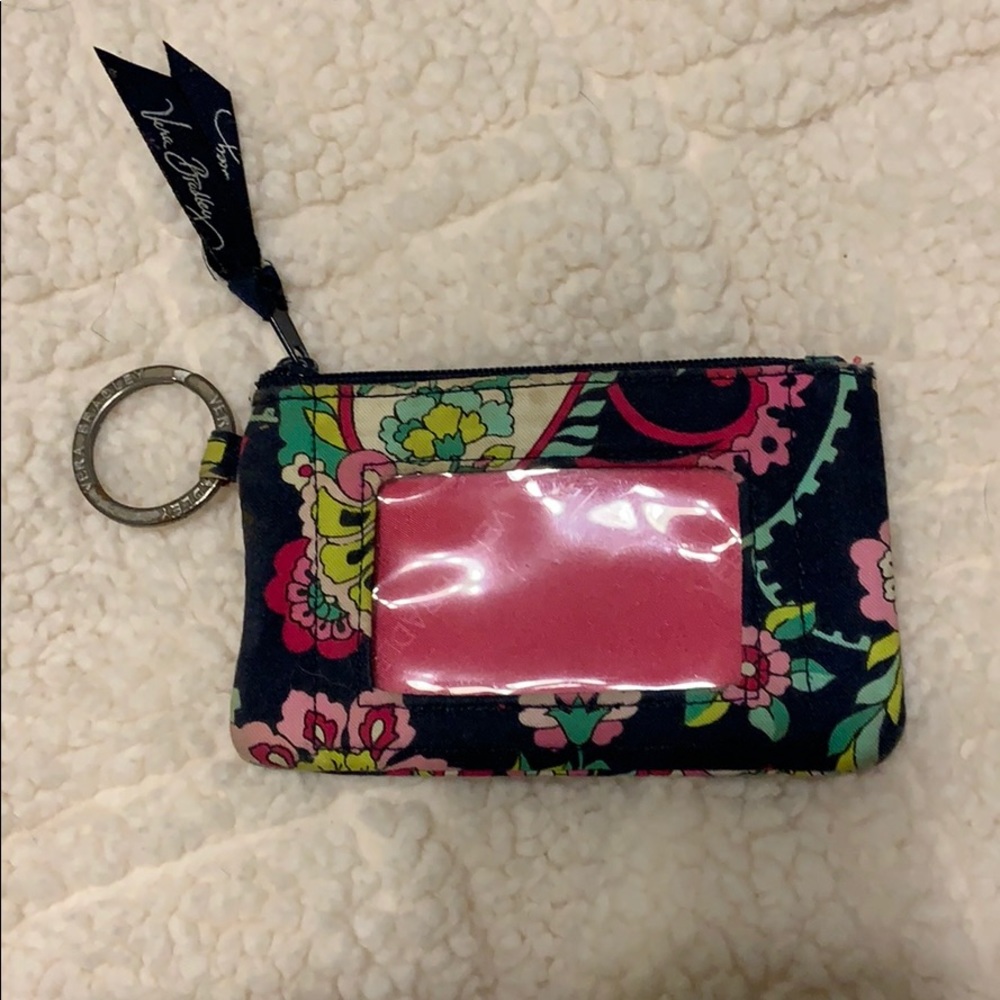 Vera Bradley keychain wallet